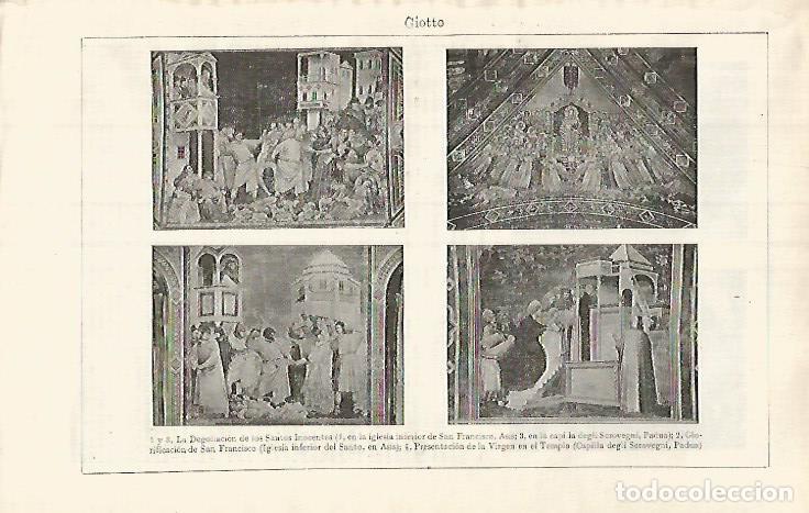 Postais: LAMINA ESPASA 31978: Pinturas de Giotto - Varios