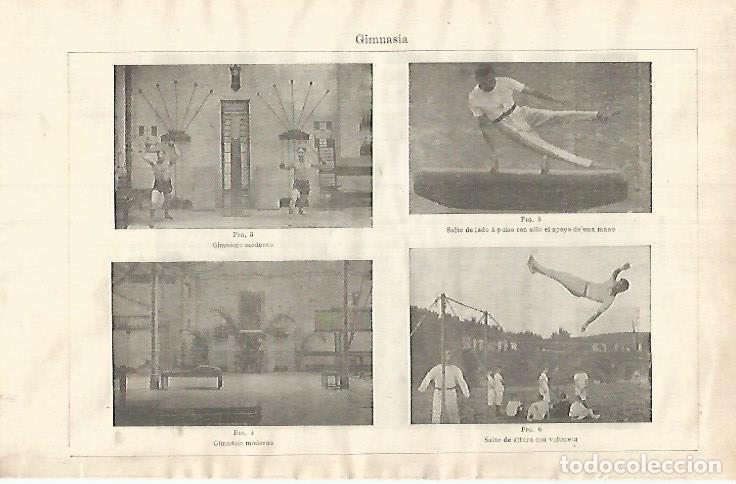 Postais: LAMINA ESPASA 31960: Ejercicios de gimnasia - Varios