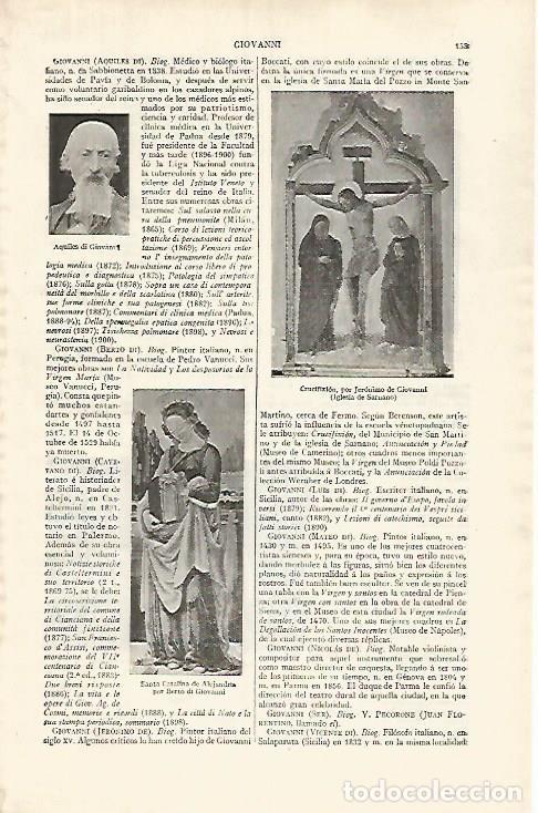 Postais: LAMINA ESPASA 31980: Crucifixion por Giovanni - Varios
