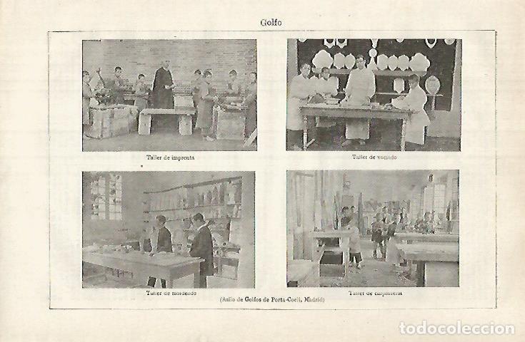 Postais: LAMINA ESPASA 32030: Asilo de Golfos de Porta Coeli en Madrid - Varios