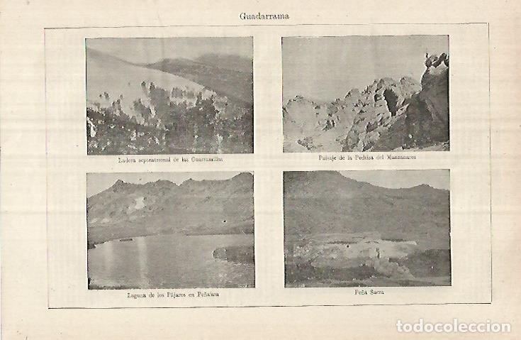 Postais: LAMINA ESPASA 32179: Sierra de Guadarrama - Varios
