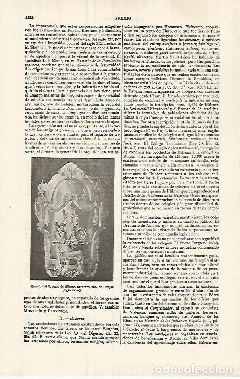 Postais: LAMINA ESPASA 32135: Escudo del Gremio de silleros de Brujas - Varios