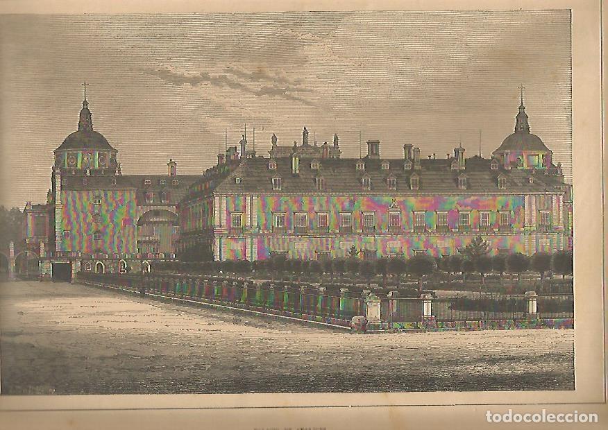 Postais: LAMINA 13405: Palacio de Aranjuez, Madrid - Varios