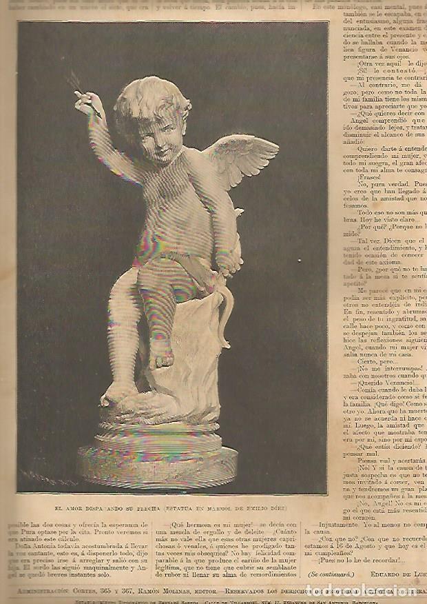Postales: LAMINA 13403: El amor disparando su flecha, por Emilio Diez - Varios