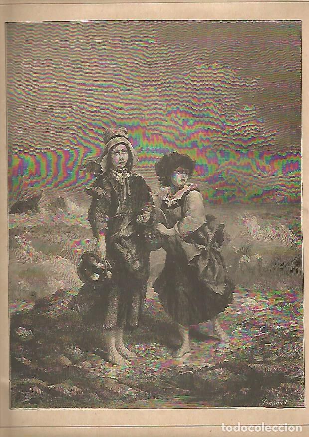 Cartes Postales: LAMINA 13373: Las hijas del pescador, por Lejeune - Varios