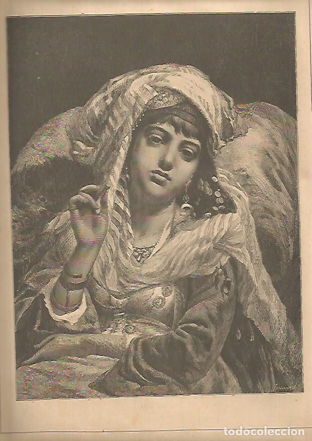Cartes Postales: LAMINA 13387: La flor del harem, por F. A. Bridgman - Varios