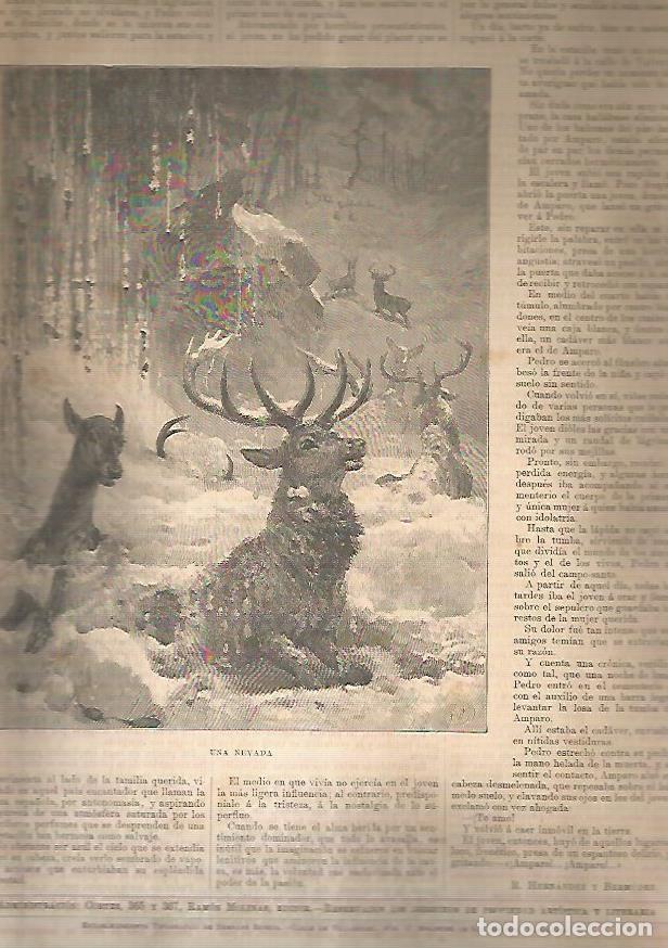 Cartes Postales: LAMINA 13565: Una nevada - Varios