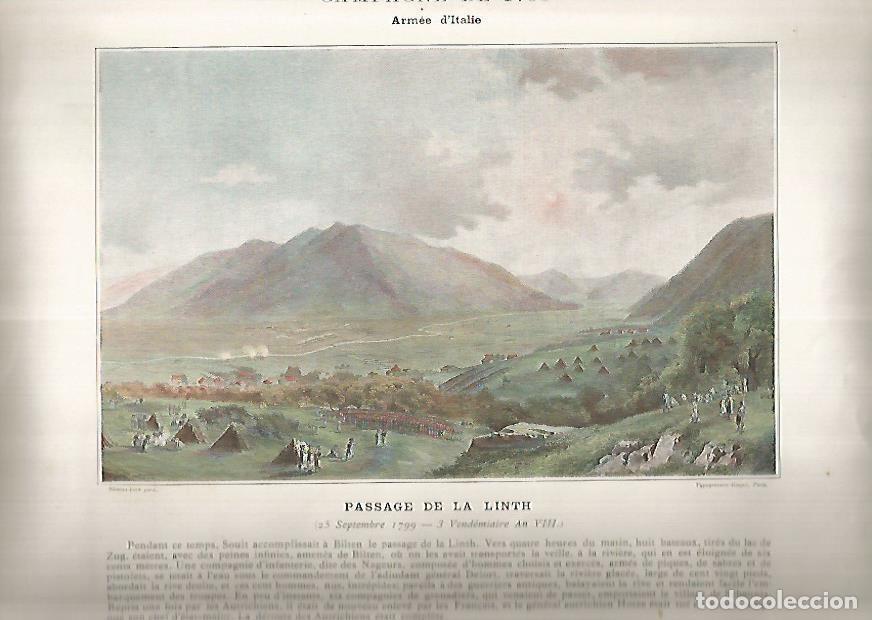 Cartes Postales: LAMINA 13197: Passage de la Linth - Varios