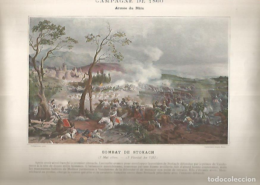 Postais: LAMINA 13199: Combat de Stokach - Varios