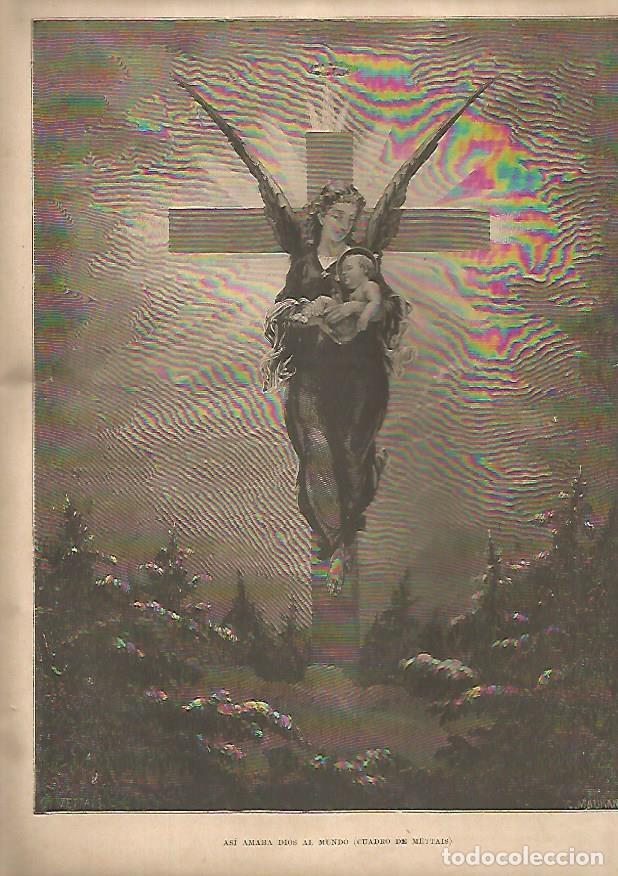Postais: LAMINA 13304: Asi amaba Dios al mundo, por Mettais - Varios