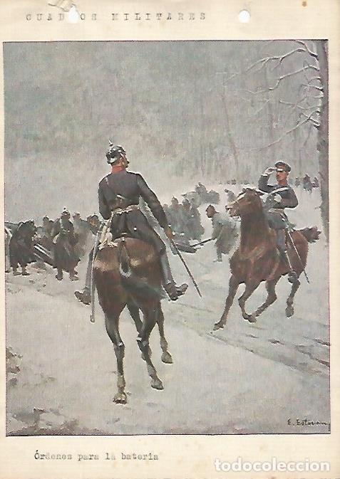 Cartoline: LAMINA 13147: Ordenes para la bateria, por E. Esteban - Varios