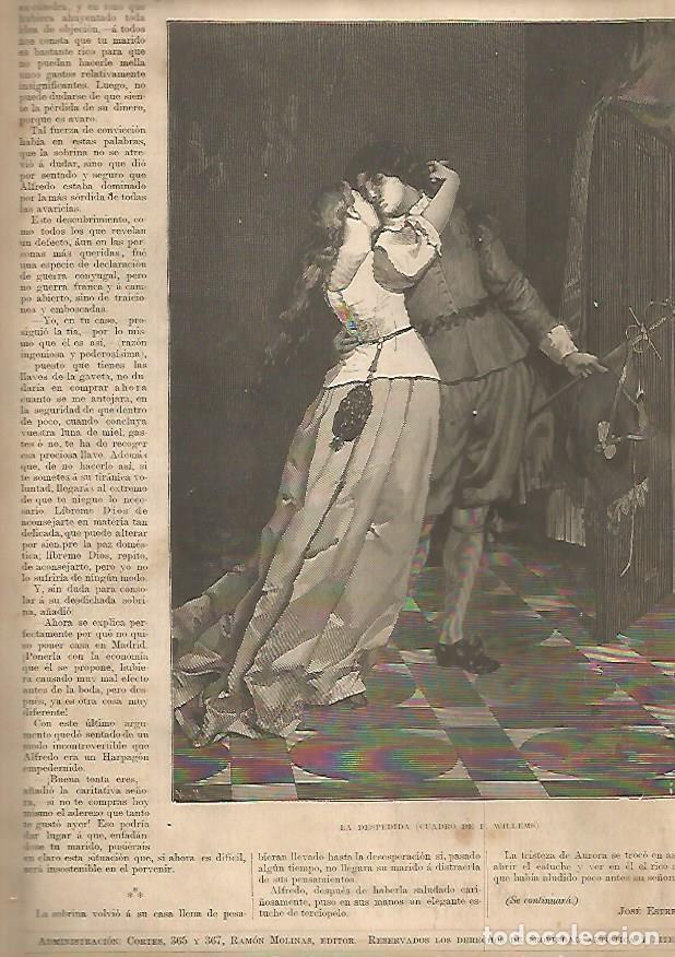 Cartoline: LAMINA 13330: La despedida, por F. Willems - Varios