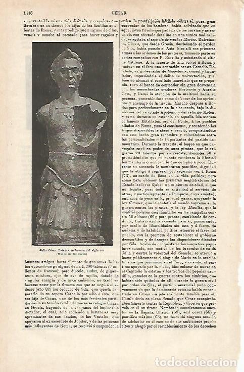 Postales: LAMINA ESPASA 32552: Julio Cesar - Varios