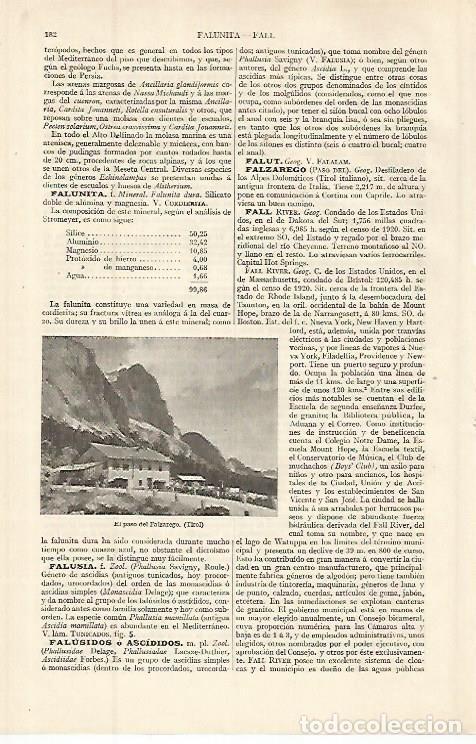 Postkarten: LAMINA ESPASA 32592: El paso del Falzarego en el Tirol - Varios