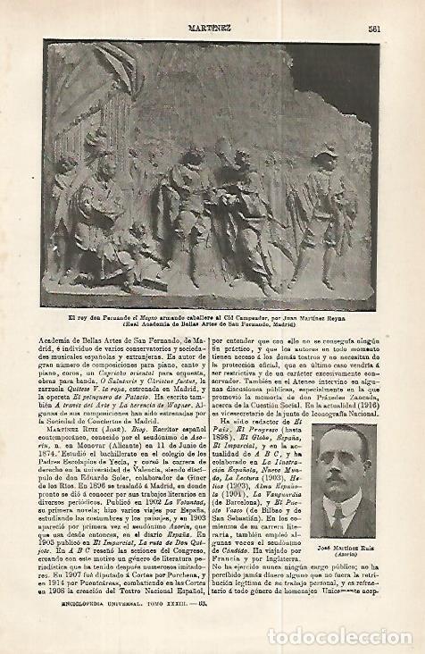 Postales: LAMINA ESPASA 32230: El rey Don Fernando el Magno, por Juan Martinez Reyna - Varios