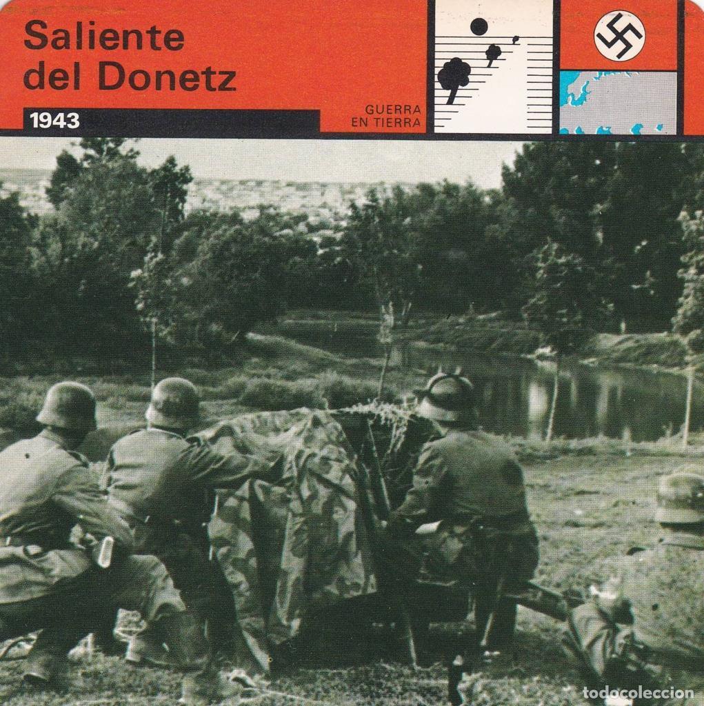 Postales: FICHA GUERRA EN TIERRA: SALIENTE DEL DONETZ. 1943 - NULL - Foto 1