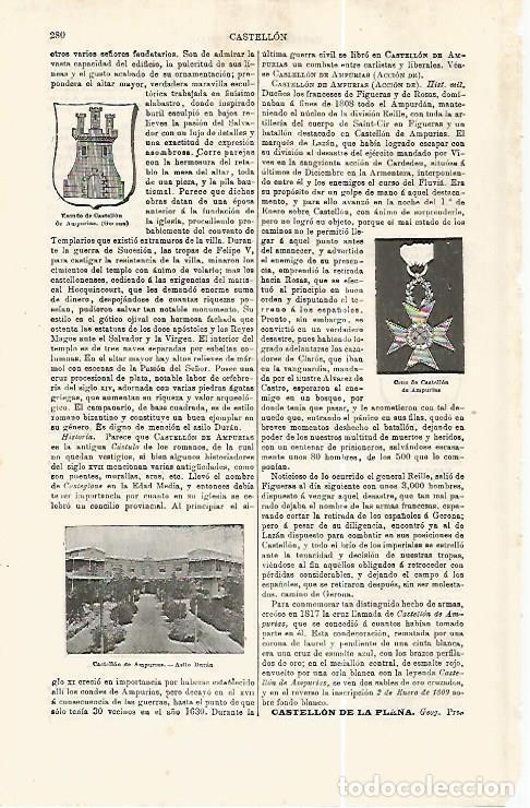 Postales: LAMINA ESPASA 32366: Asilo Duran en Castello d'Empuries, Girona - Varios