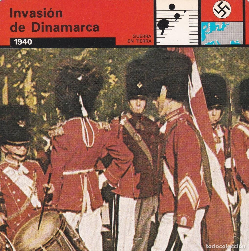 Postais: FICHA GUERRA EN TIERRA: INVASION DE DINAMARCA. 1940 - NULL