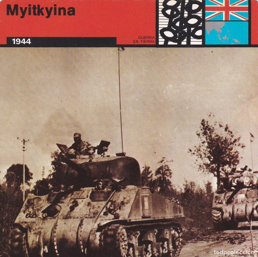 Postcards: FICHA GUERRA EN TIERRA: MYITKYINA. 1944 - NULL