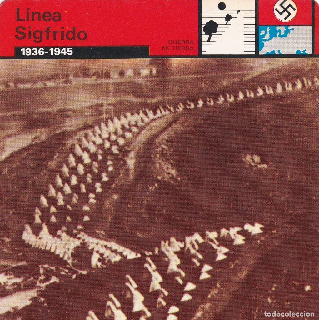 Postcards: FICHA GUERRA EN TIERRA: LINEA SIGFRIDO. 1936-1945 - NULL