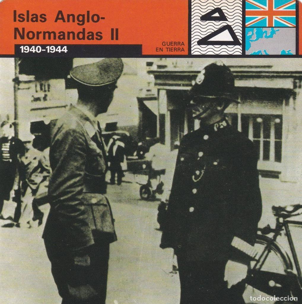 Postkarten: FICHA GUERRA EN TIERRA: ISLAS ANGLO-NORMANDAS II. 1940 - NULL