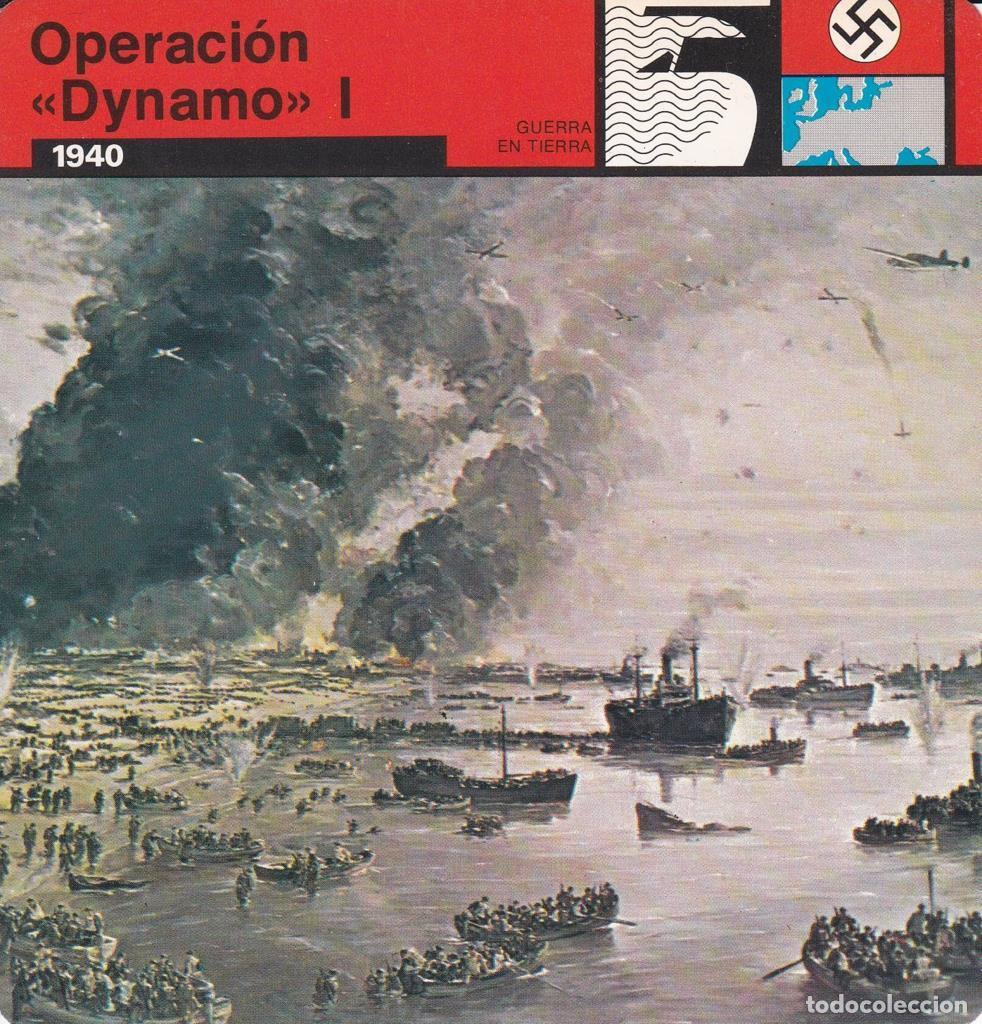 Postales: FICHA GUERRA EN TIERRA: OPERACI&Oacute;N DYNAMO&rdquo; I. 1940&rdquo; - NULL - Foto 1