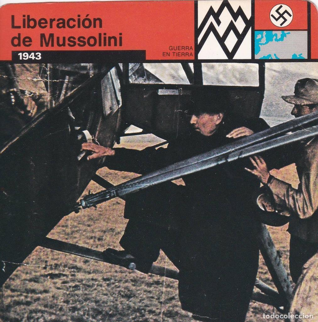 Postkarten: FICHA GUERRA EN TIERRA: LIBERACION DE MUSSOLINI. 1943 - NULL