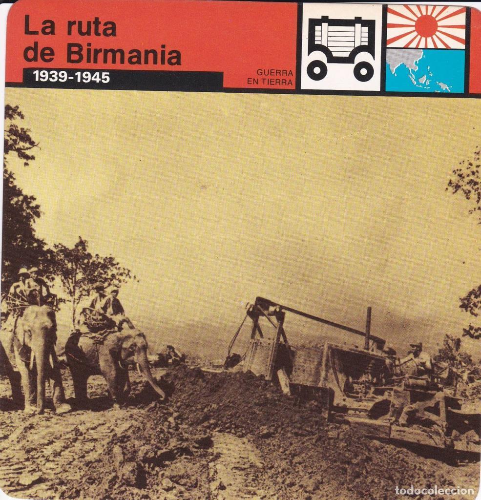 Postkarten: FICHA GUERRA EN TIERRA: LA RUTA DE BIRMANIA. 1939-1945 - NULL