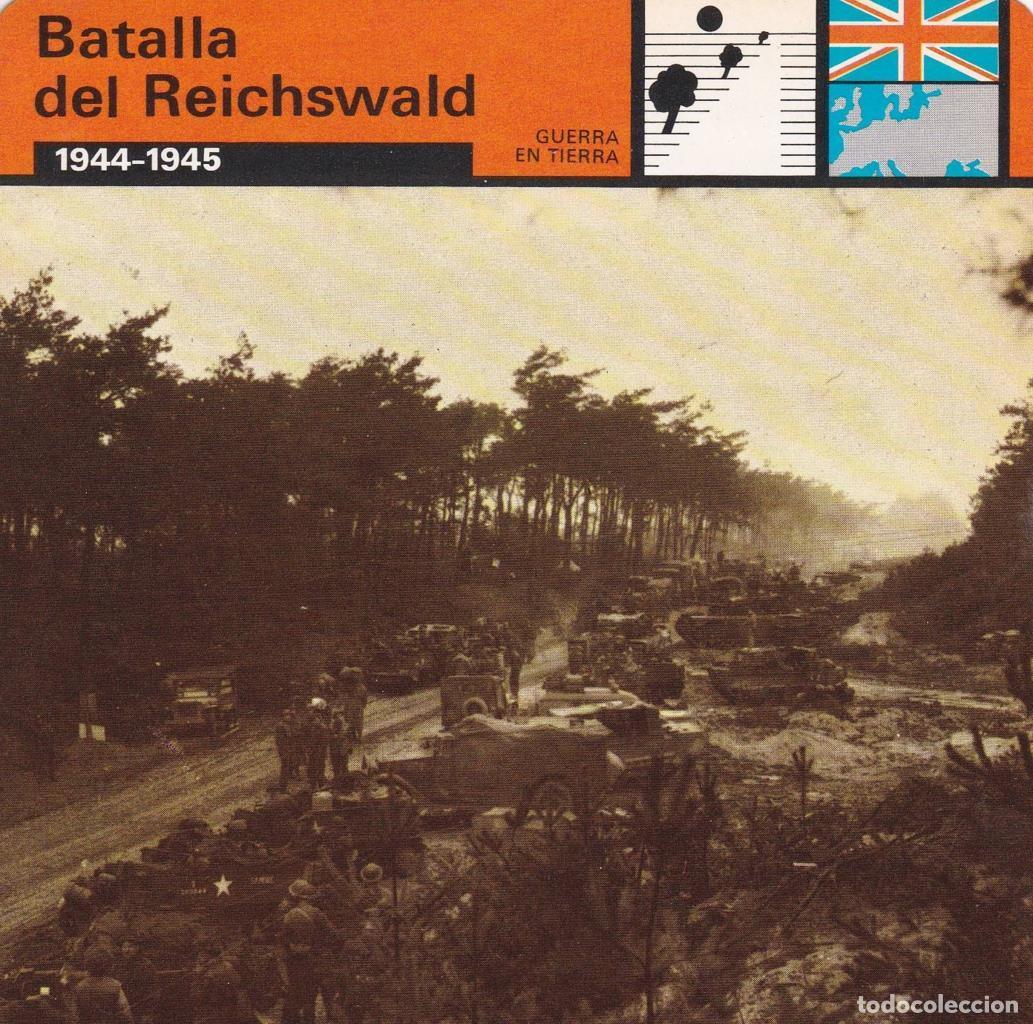 Cartoline: FICHA GUERRA EN TIERRA: BATALLA DEL REICHSWALD. 1944-1945 - NULL