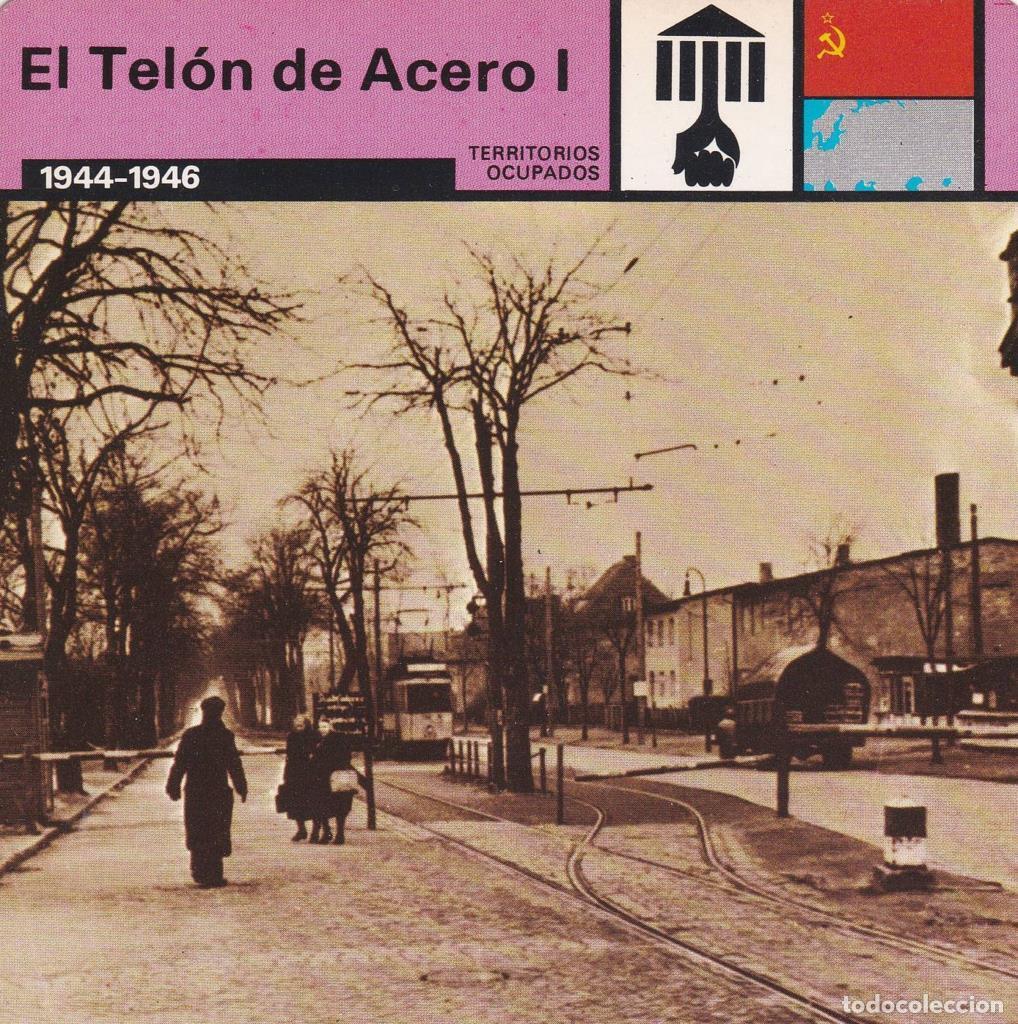 Postcards: FICHA TERRITORIOS OCUPADOS: EL TELON DE ACERO I. 1944-1946 - NULL