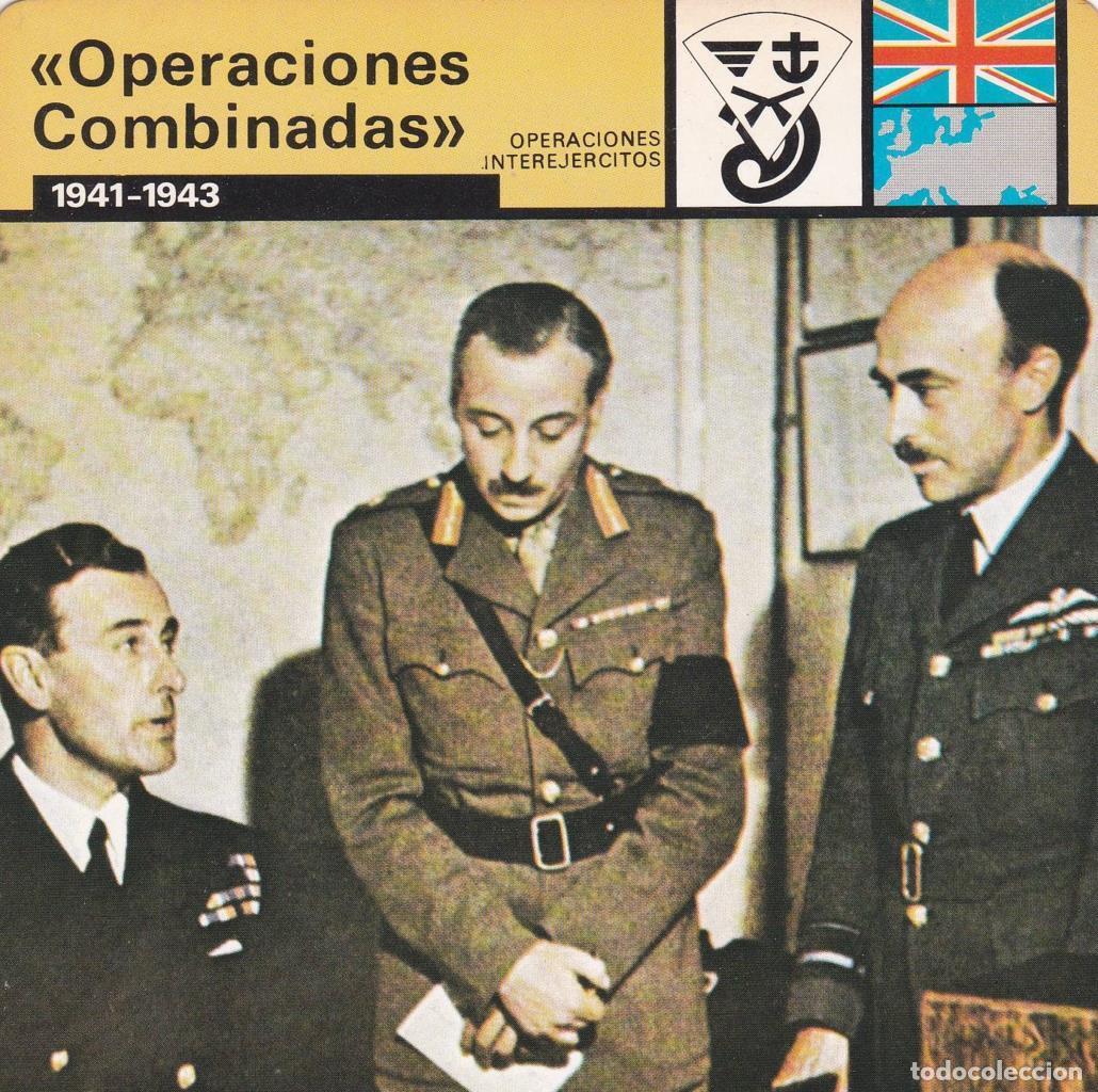 Cartoline: FICHA OPERACIONES INTEREJERCITOS: OPERACIONES COMBINADAS&rdquo;. 1941-1943&rdquo; - NULL