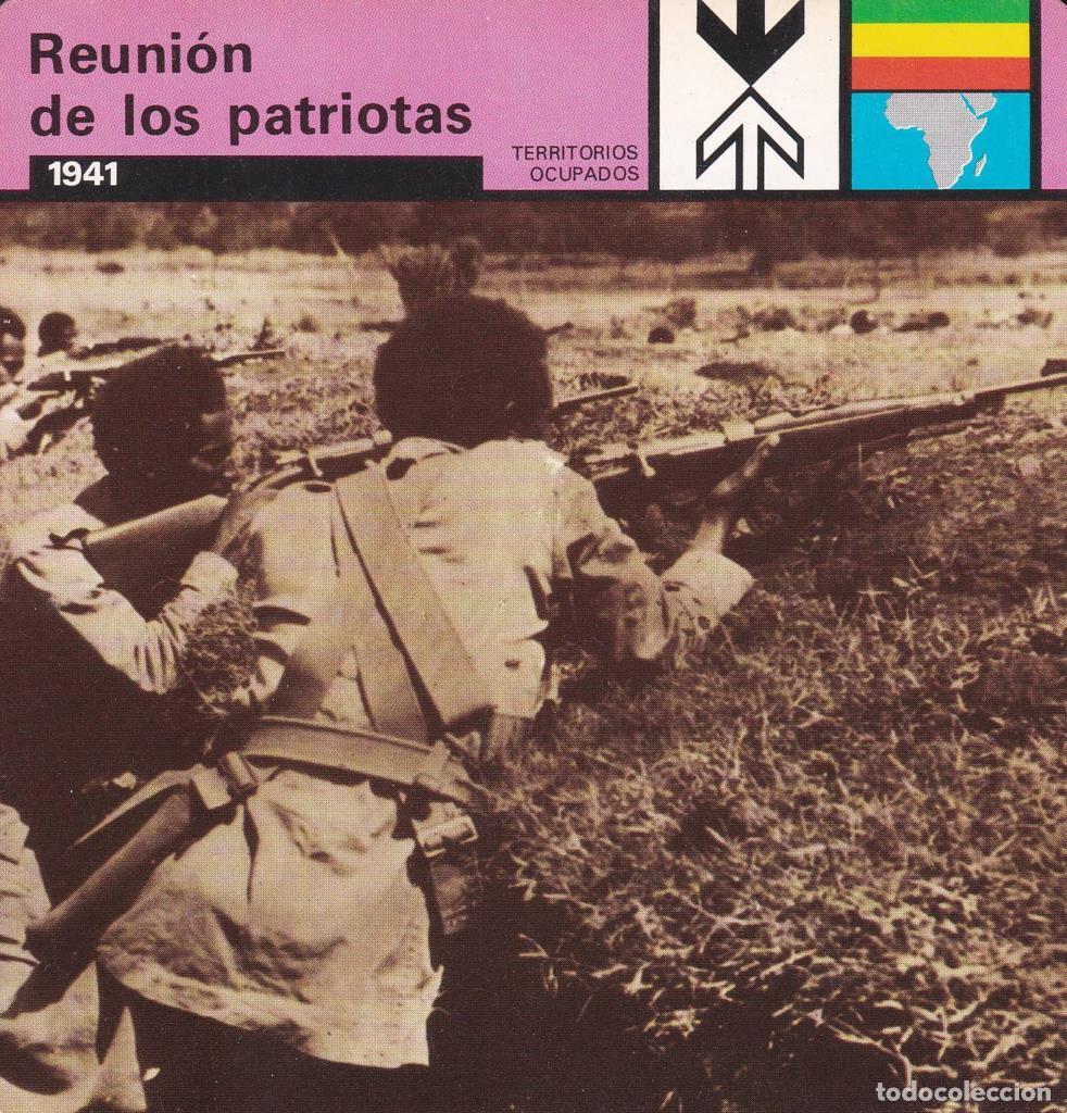 Cartoline: FICHA TERRITORIOS OCUPADOS: REUNION DE LOS PATRIOTAS. 1941 - NULL