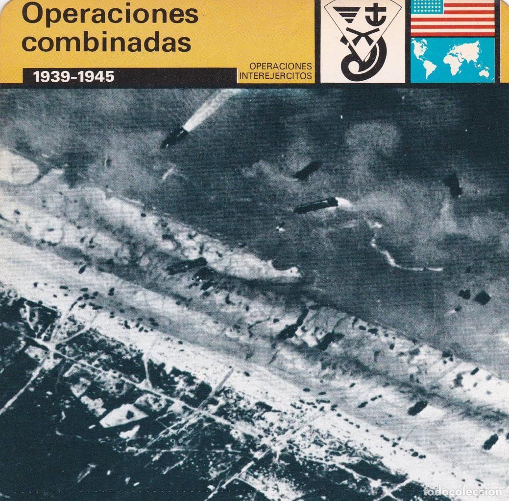Cartoline: FICHA OPERACIONES INTEREJERCITOS: OPERACIONES COMBINADAS. 1939-1945 - NULL