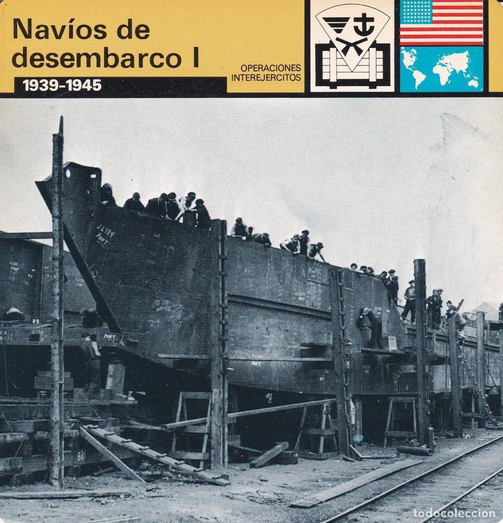 Cartes Postales: FICHA OPERACIONES INTEREJERCITOS: NAVIOS DE DESEMBARCO I. 1939-1945 - NULL