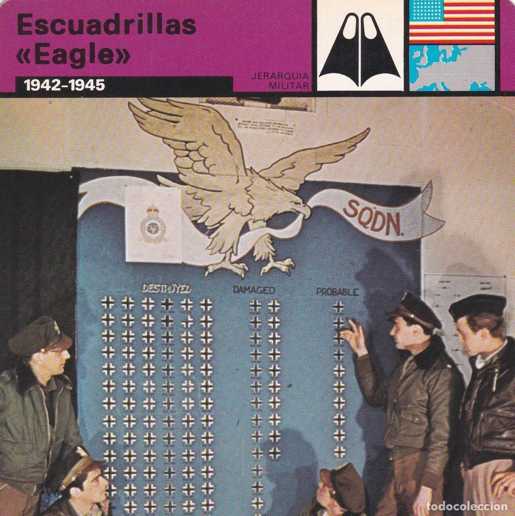 Postkarten: FICHA JERARQUIA MILITAR: ESCUADRILLAS EAGLE&rdquo;. 1942-1945&rdquo; - NULL