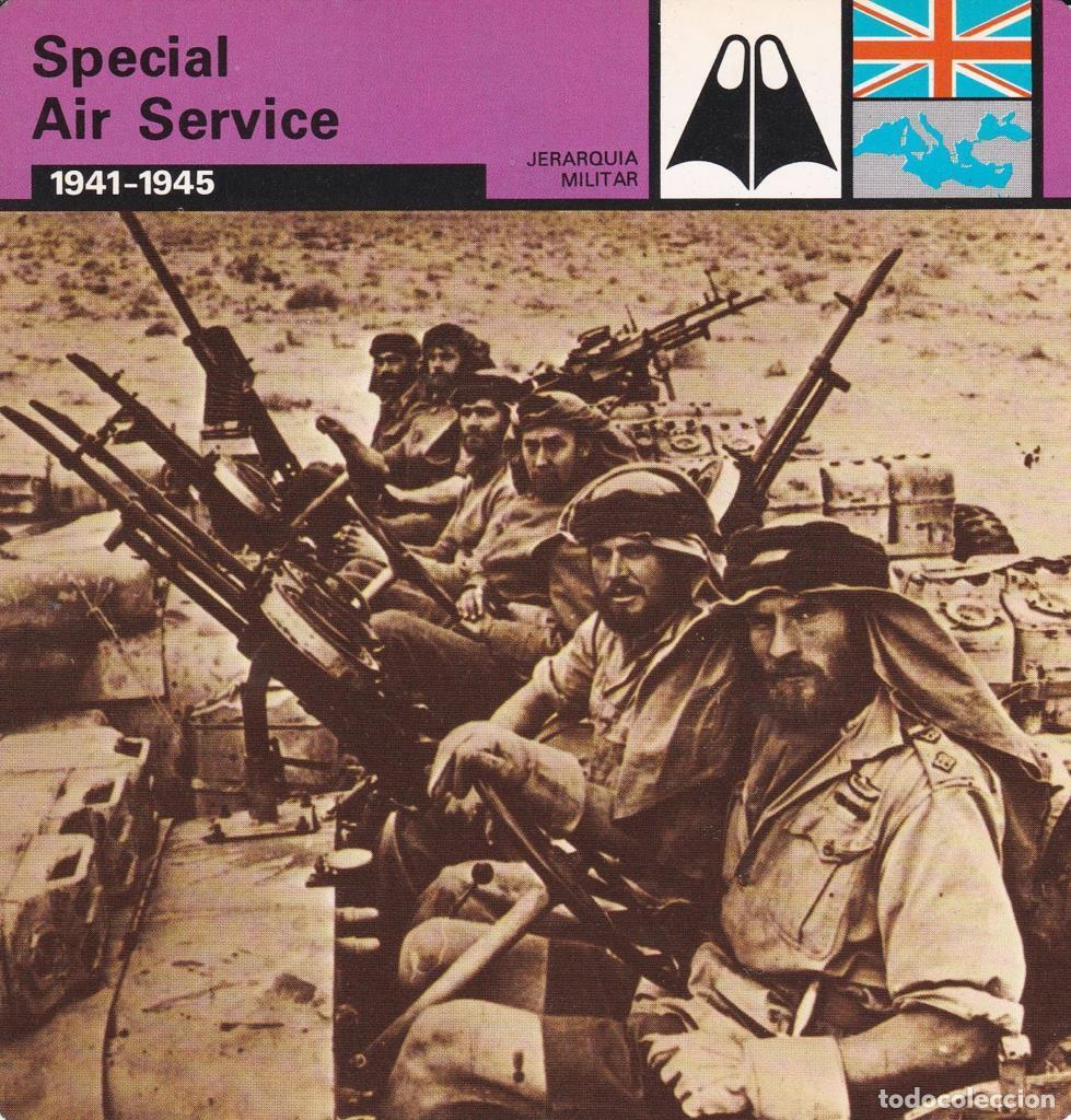Postkarten: FICHA JERARQUIA MILITAR: SPECIAL AIR SERVICE. 1941-1945 - NULL