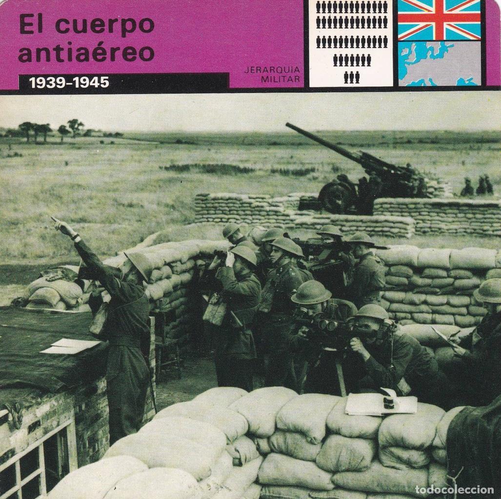 Postkarten: FICHA JERARQUIA MILITAR: EL CUERPO ANTIAEREO. 1939-1945 - NULL