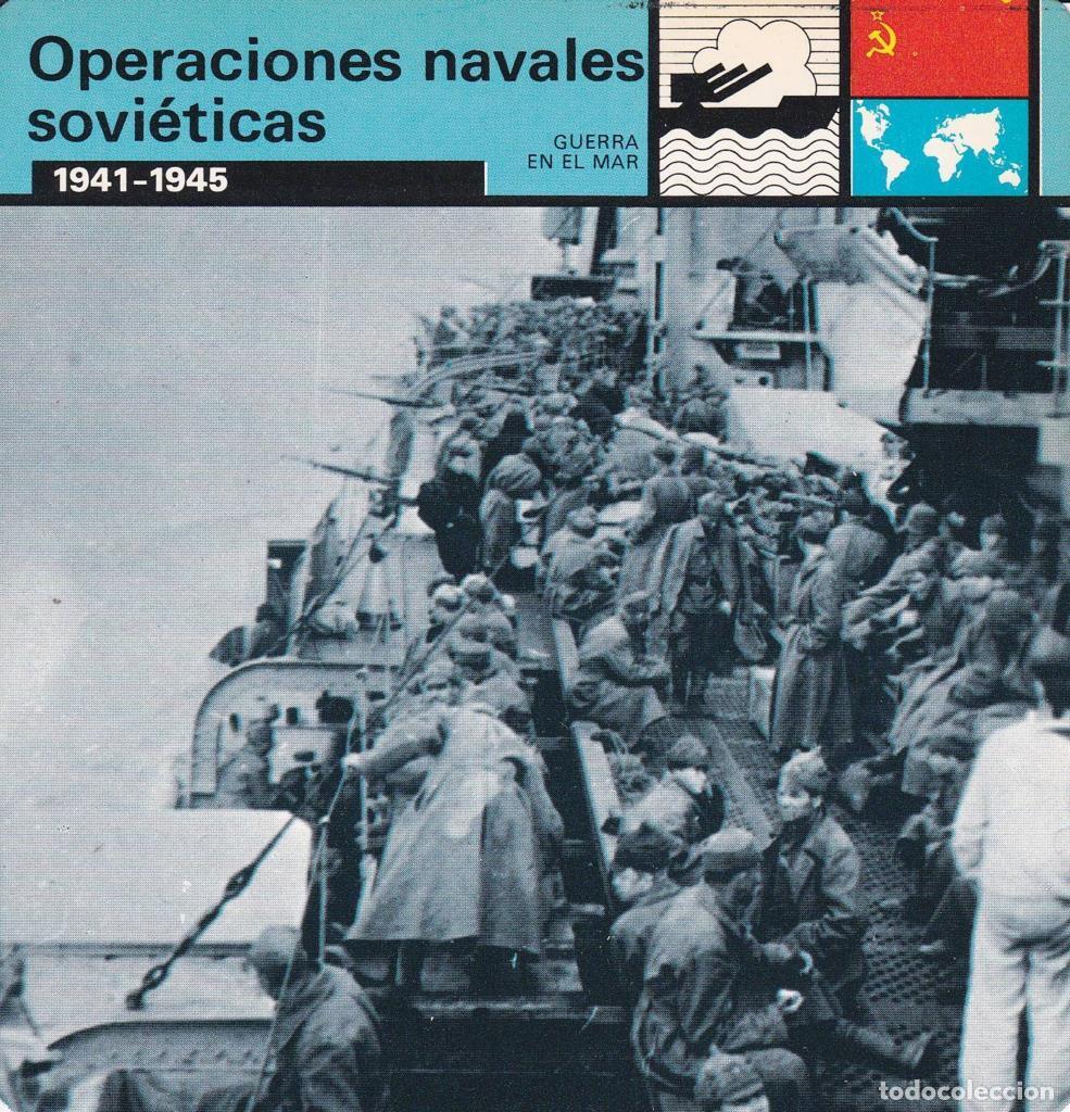 Postkarten: FICHA GUERRA EN EL MAR: OPERACIONES NAVALES SOVIETICAS. 1941-1945 - NULL
