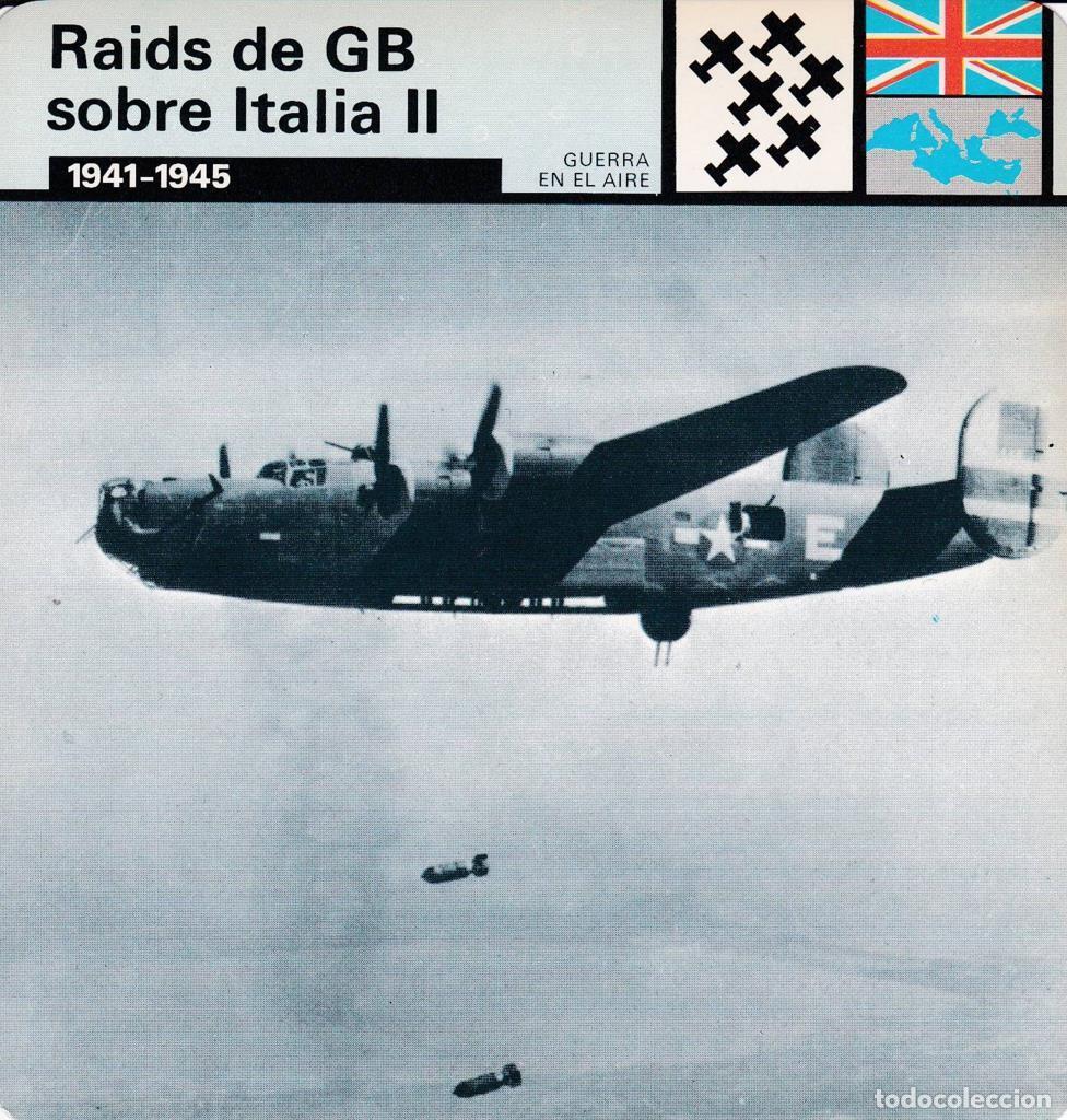 Postales: FICHA GUERRA EN EL AIRE: RAIDS DE GB SOBRE ITALIA II. 1941-1945 - NULL