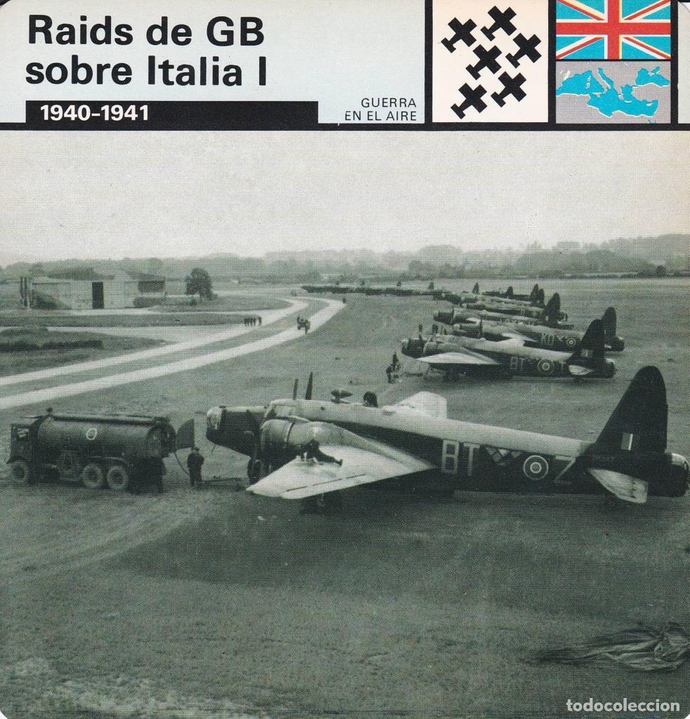 Postkarten: FICHA GUERRA EN EL AIRE: RAIDS DE GB SOBRE ITALIA I. 1940-1941 - NULL