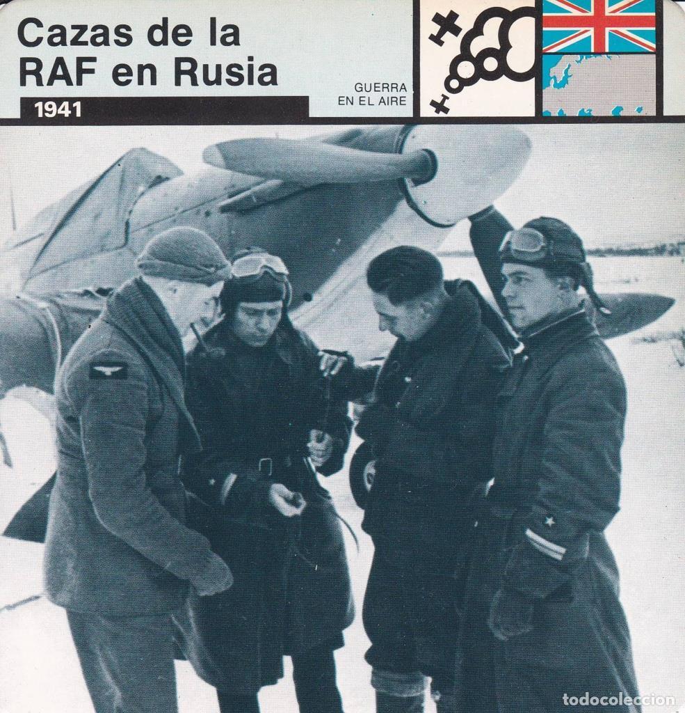 Postkarten: FICHA GUERRA EN EL AIRE: CAZAS DE LA RAF EN RUSIA. 1941 - NULL