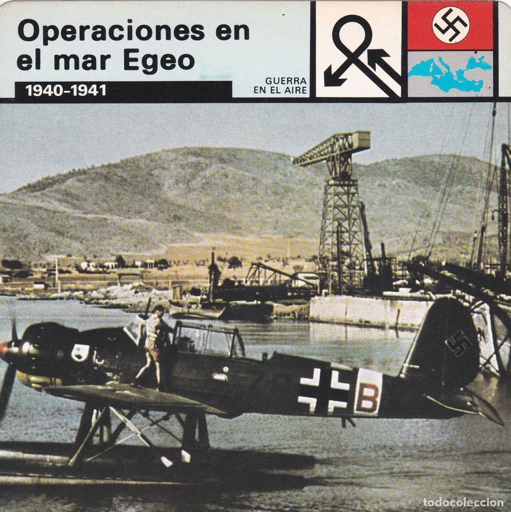 Cartes Postales: FICHA GUERRA EN EL AIRE: OPERACIONES EN EL MAR EGEO. 1940-1941 - NULL
