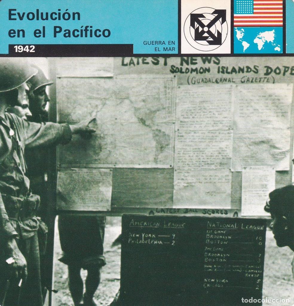 Cartes Postales: FICHA GUERRA EN EL MAR: EVOLUCION EN EL PACIFICO. 1942 - NULL