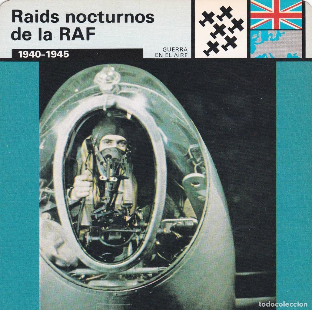 Cartes Postales: FICHA GUERRA EN EL AIRE: RAIDS NOCTURNOS DE LA RAF. 1940-1945 - NULL