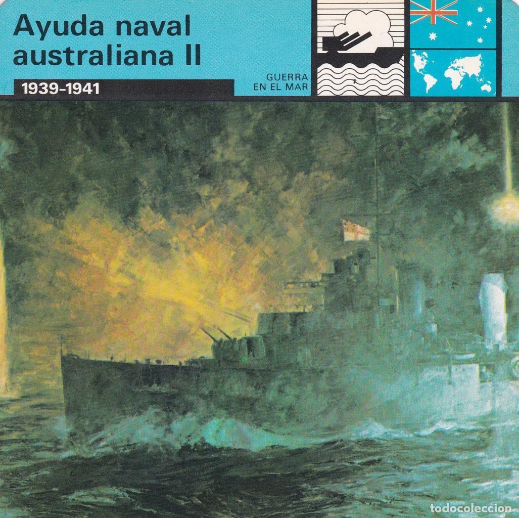 Cartes Postales: FICHA GUERRA EN EL MAR: AYUDA NAVAL AUSTRALIANA II. 1939-1941 - NULL