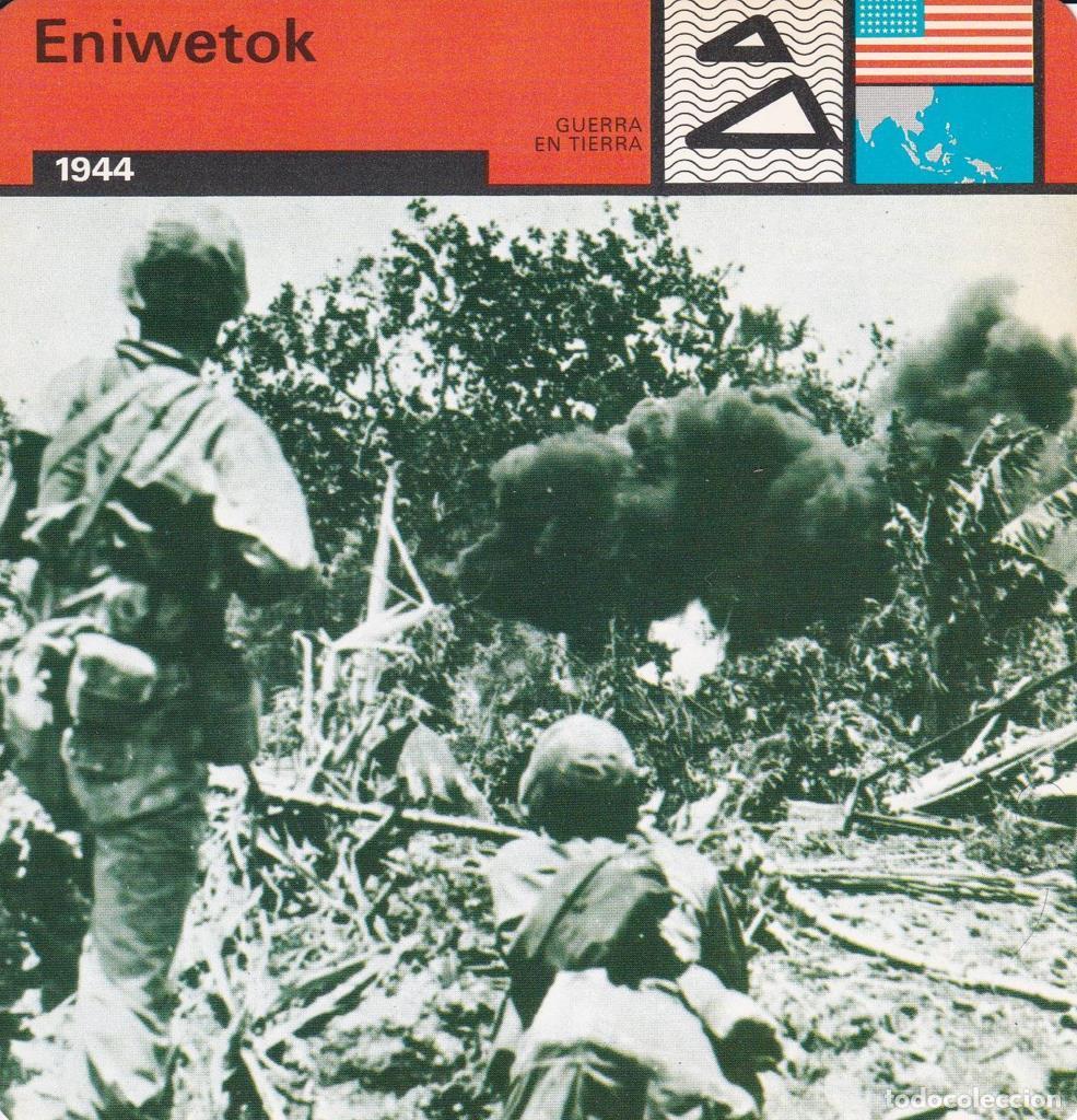 Postcards: FICHA GUERRA EN TIERRA: ENIWETOK. 1944 - NULL