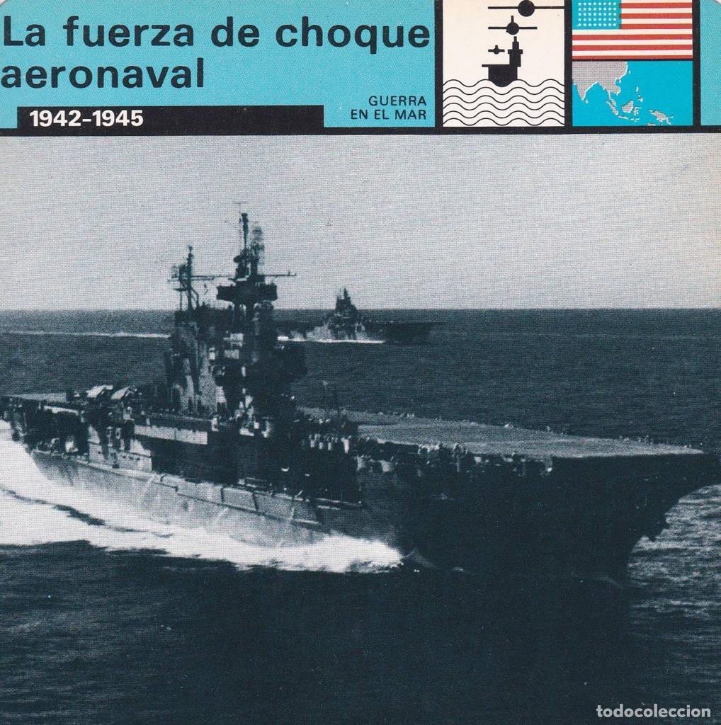 Postcards: FICHA GUERRA EN EL MAR: LA FUERZA DE CHOQUE AERONAVAL. 1942-1945 - NULL