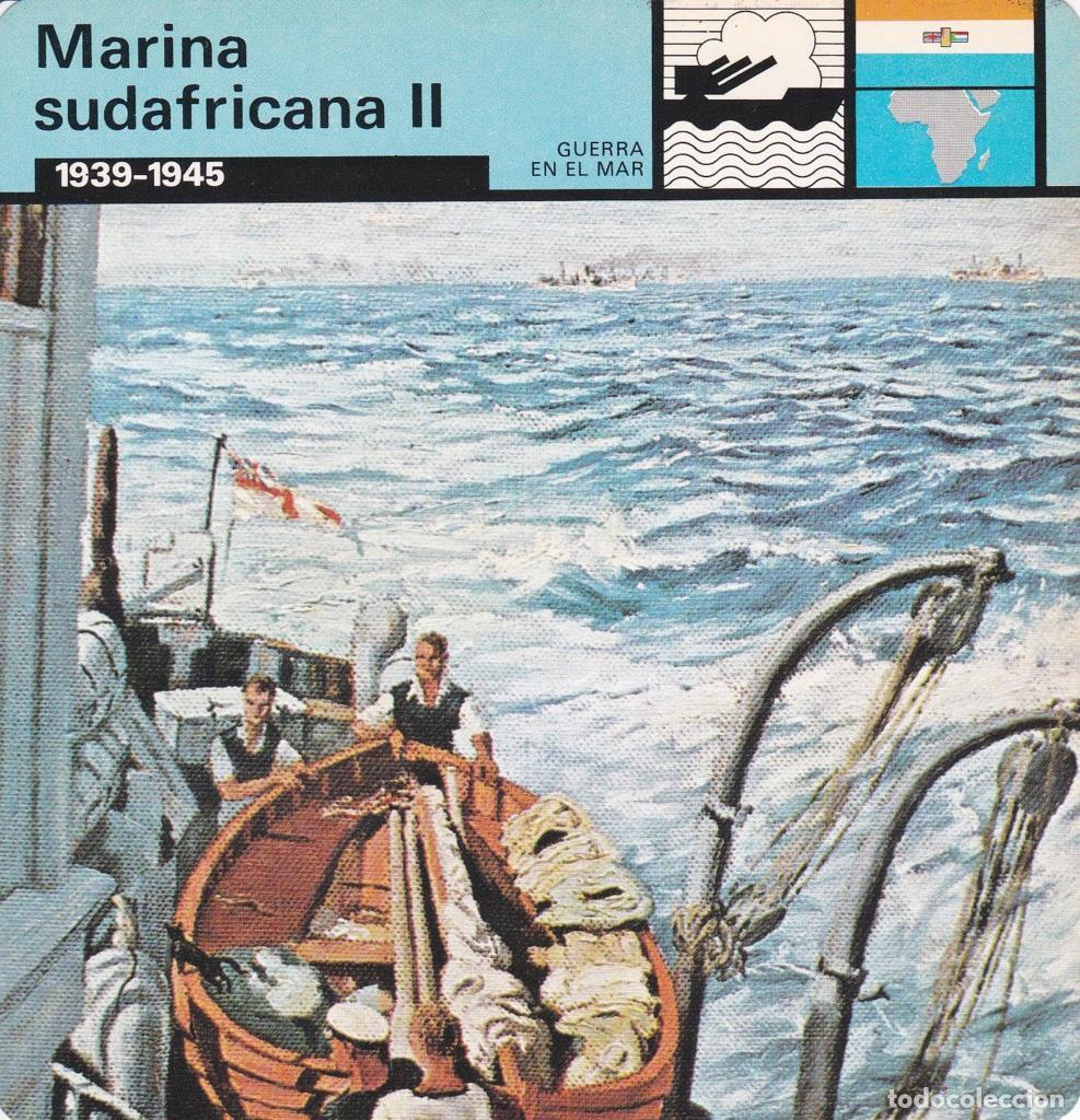 Postales: FICHA GUERRA EN EL MAR: MARINA SUDAFRICANA II. 1939-1945 - NULL