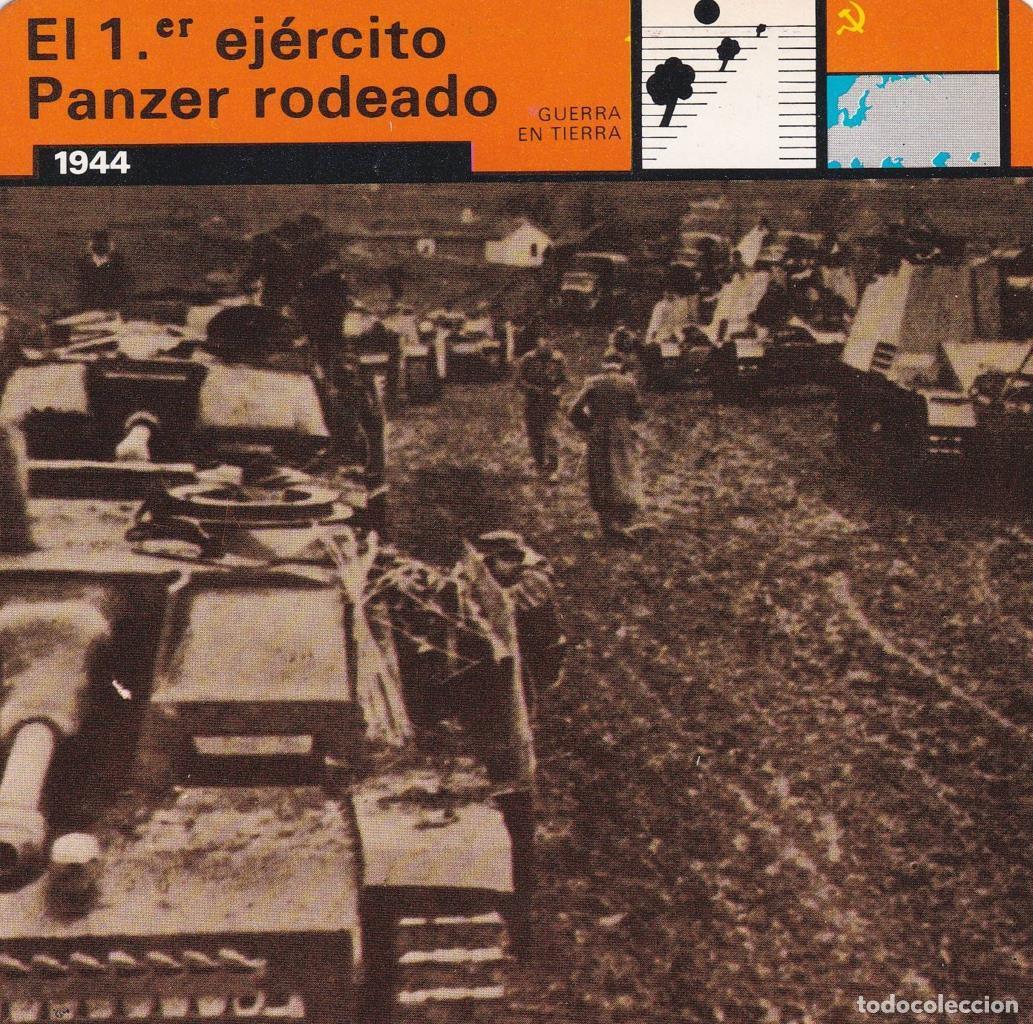 Postcards: FICHA GUERRA EN TIERRA: EL 1R EJERCITO PANZER RODEADO. 1944 - NULL