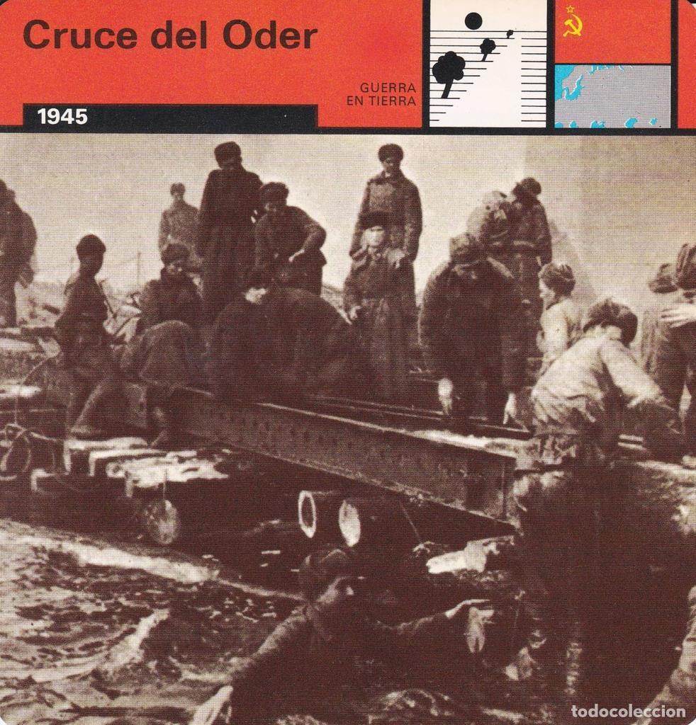 Postcards: FICHA GUERRA EN TIERRA: CRUCE DEL ODER. 1945 - NULL